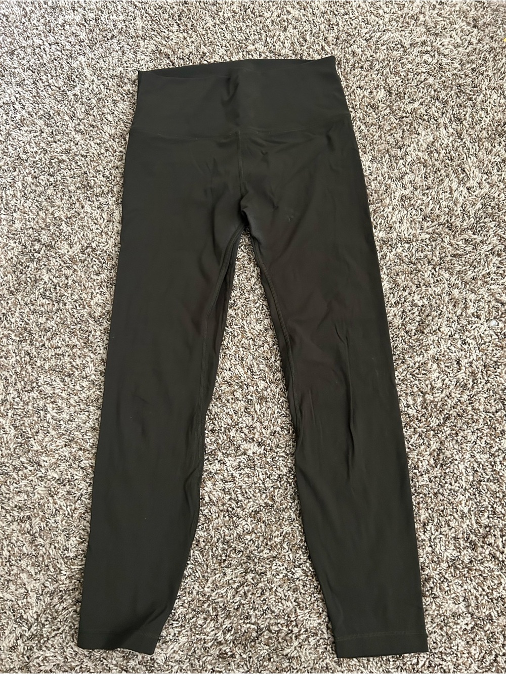 High Waist Dark Green Leggings
